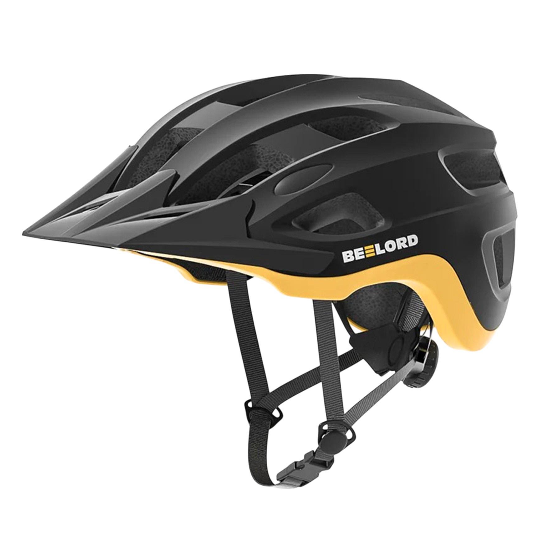 Спортивный шлем велосипедный BEELORD TK08 с интегрированной мигалкой и козырьком/In-Mold M 55-59 см Черный/Желтый (BLD-TK08-6849) Спортивный шлем велосипедный BEELORD TK08 с интегрированной мигалкой и козырьком/In-Mold M 55-59 см Черный/Желтый (BLD-TK08-6849)
