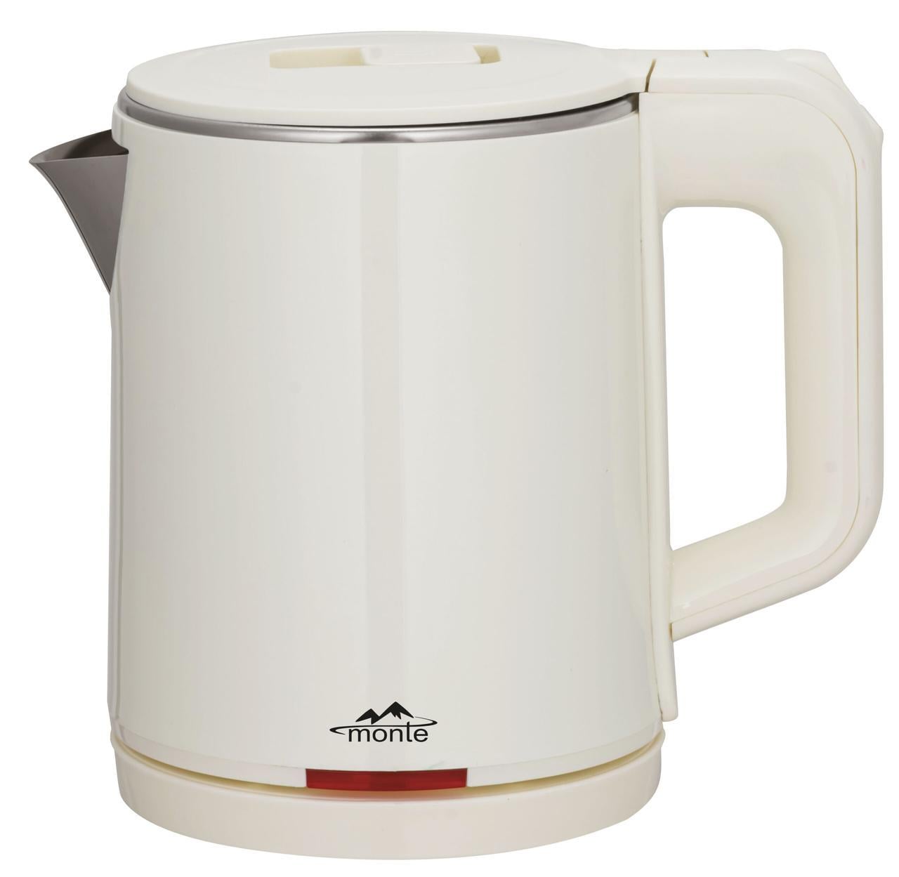Электрочайник дорожный Monte MT-1841 двойные стенки/база 360° 0,7 л 1000 Вт Белый (33147851)