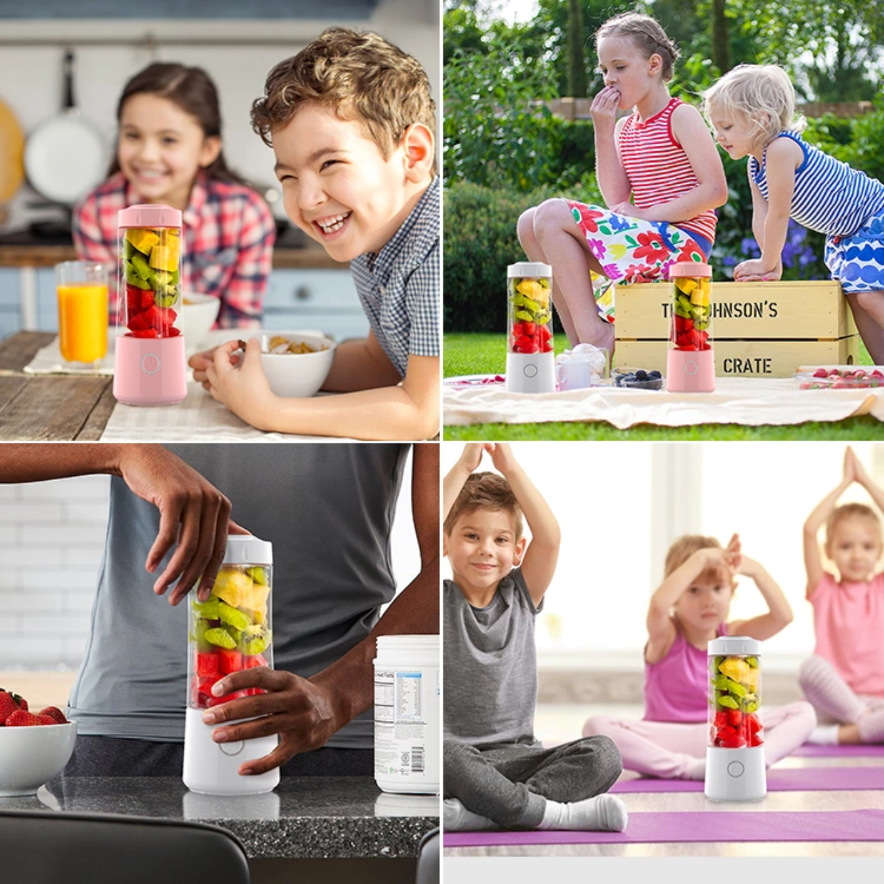 Соковижималка портативна електрична DC-7SM USB-зарядка 400 мл та потужність 18000 об/хв (DC-75M) - фото 4 Соковижималка портативна електрична DC-7SM USB-зарядка 400 мл та потужність 18000 об/хв (DC-75M) - фото 4