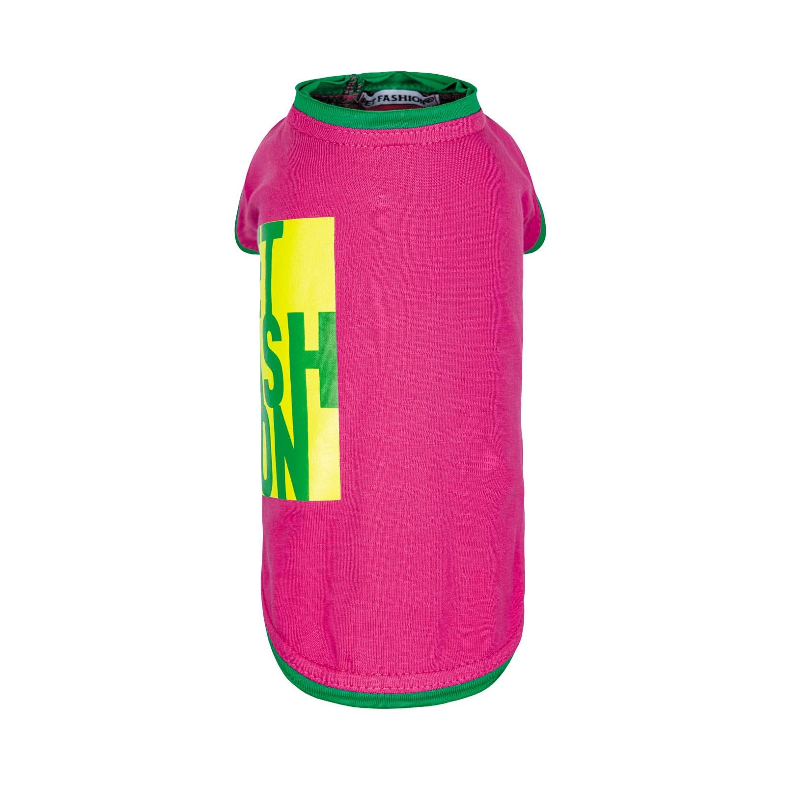 Футболка Pet Fashion Yes S Розовый (PR242457)