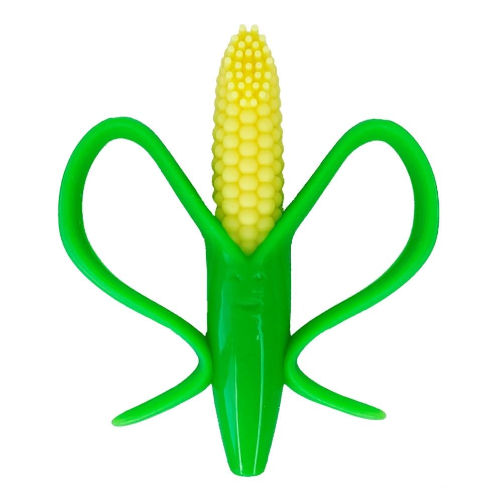 Прорезыватель силиконовый Кукуруза в футляре (FR-132-R-19)