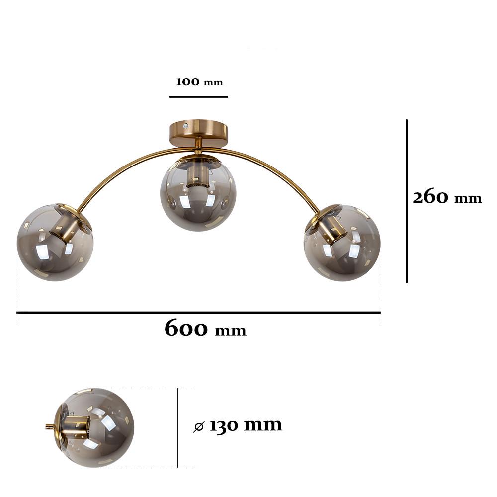 Люстра 7529907-3 brz/bk Бронзовий/Чорний (lvs4762) - фото 2 Люстра 7529907-3 brz/bk Бронзовий/Чорний (lvs4762) - фото 2