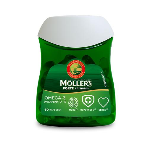 Комплекс норвежский Mollers Forte Омега-3 и Рыбий жир 60 капс. (35508596)
