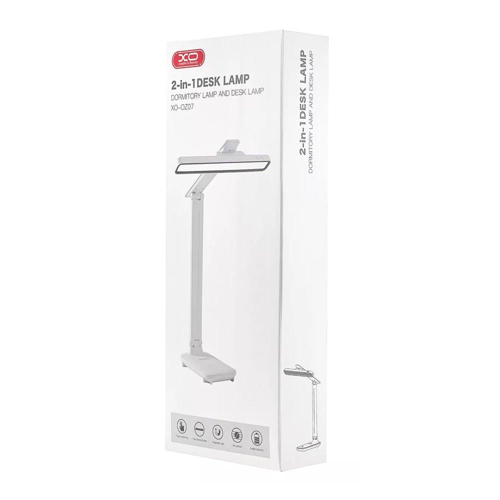 Настольная лампа Xo OZ07 1200 мАч Белый (ЦУ-00040319) - фото 2 Настольная лампа Xo OZ07 1200 мАч Белый (ЦУ-00040319) - фото 2