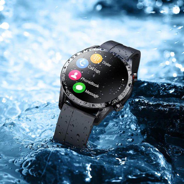 Часы смарт Smart Watch Hoco Y2 и магнитная зарядка Black - фото 13