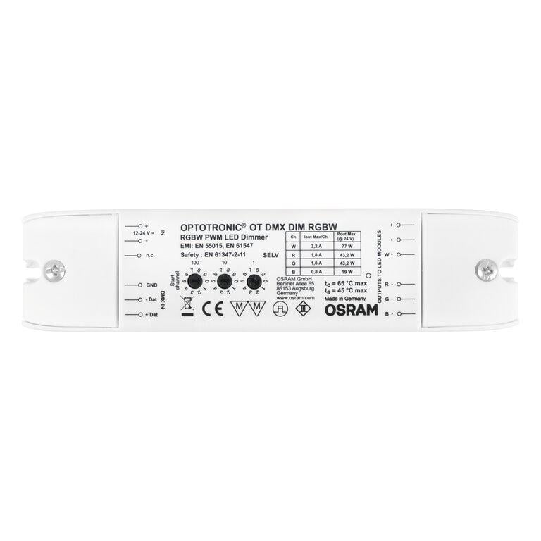 Контроллер для LED-систем Osram CV Dimmers with DMX 180W 12-24V OT DMX RGBW (4052899557949) - фото 2