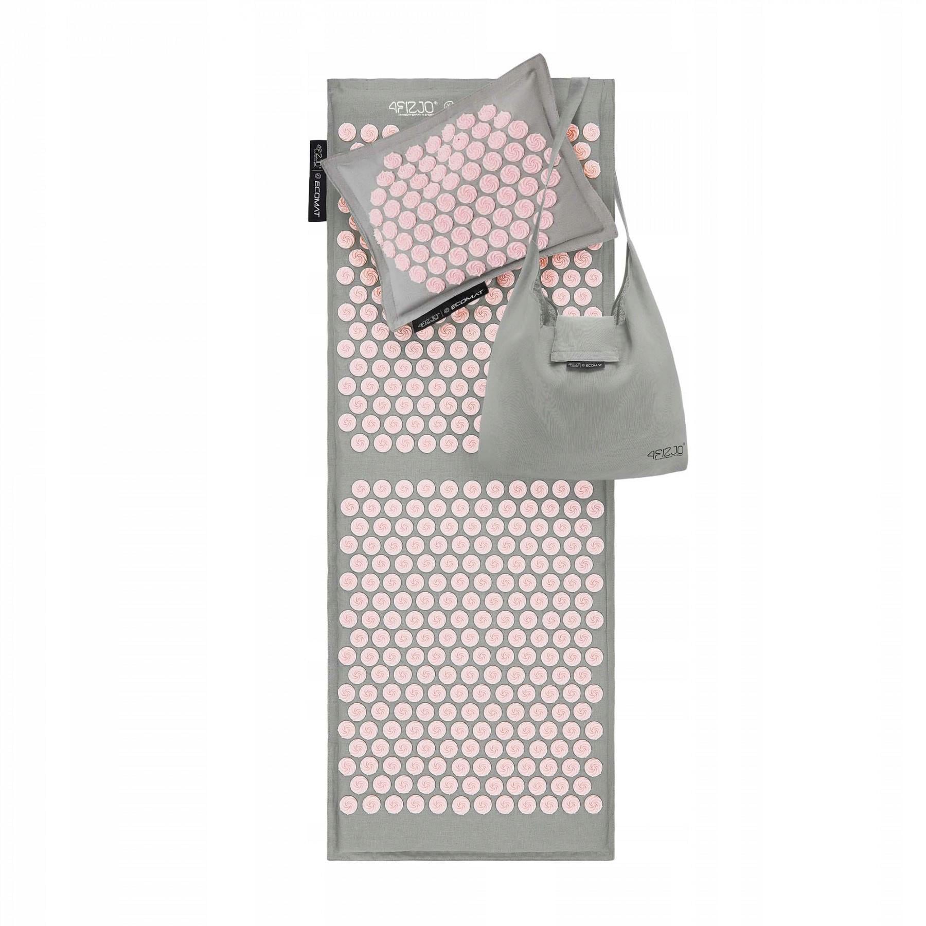 Коврик акупунктурный с подушкой 4fizjo 4FJ0515 Eco Mat XL Grey/Pink (42459) Коврик акупунктурный с подушкой 4fizjo 4FJ0515 Eco Mat XL Grey/Pink (42459)