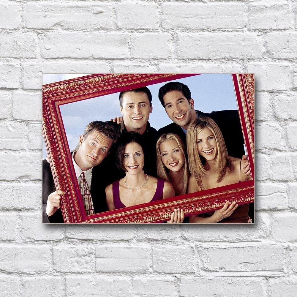 Постер деревянный Друзья 210х297 мм (21257663)