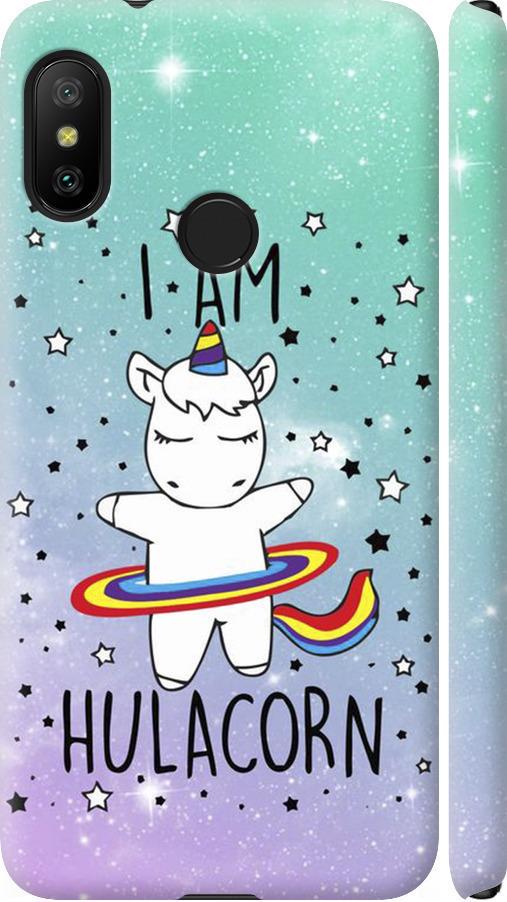 Чехол на Xiaomi Mi A2 Lite I'm hulacorn (3976m-1522-42517)