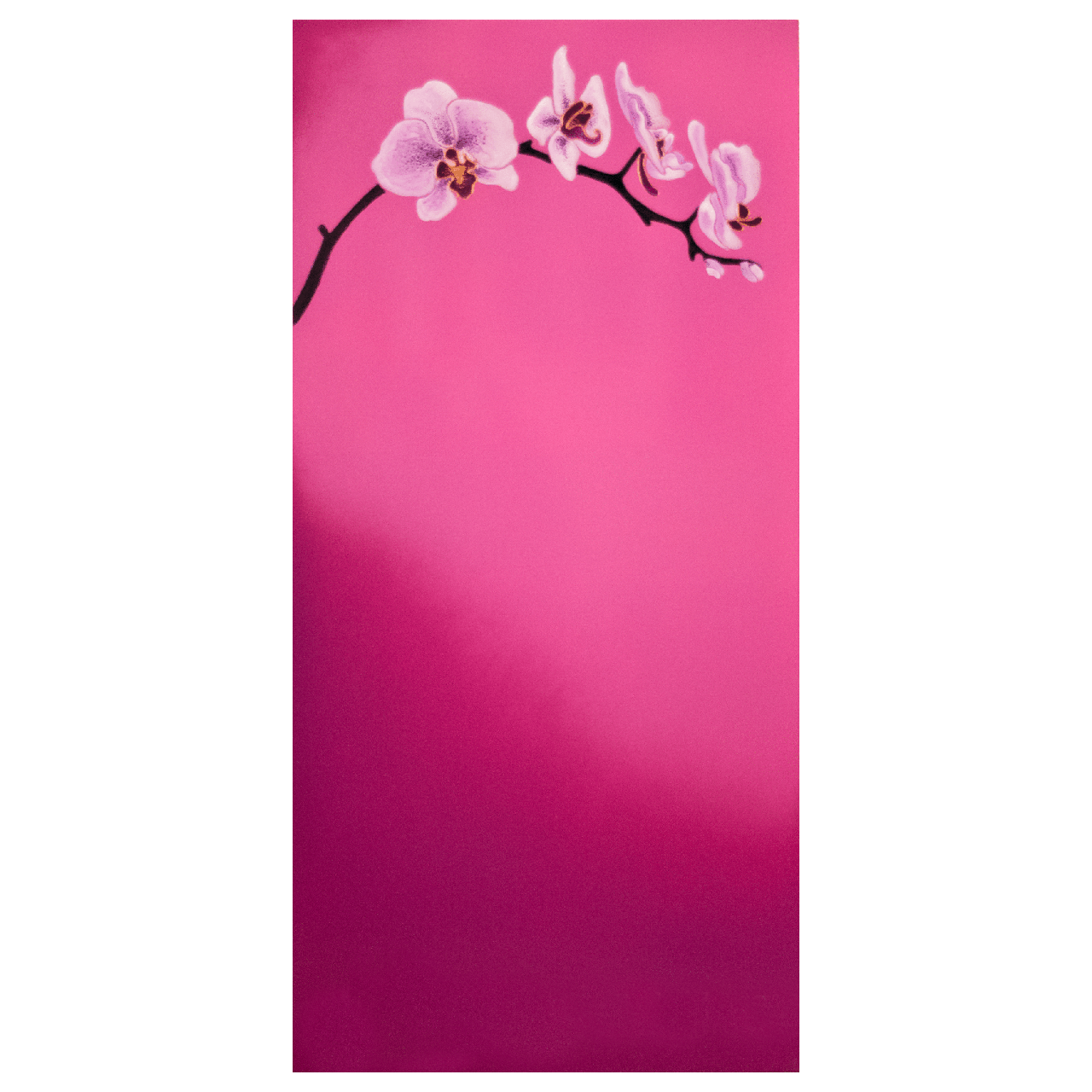 Металлокерамический обогреватель дизайнерский Uden-S-700 Орхидея со шнуром до 14 м2 978х475 мм (25748063)