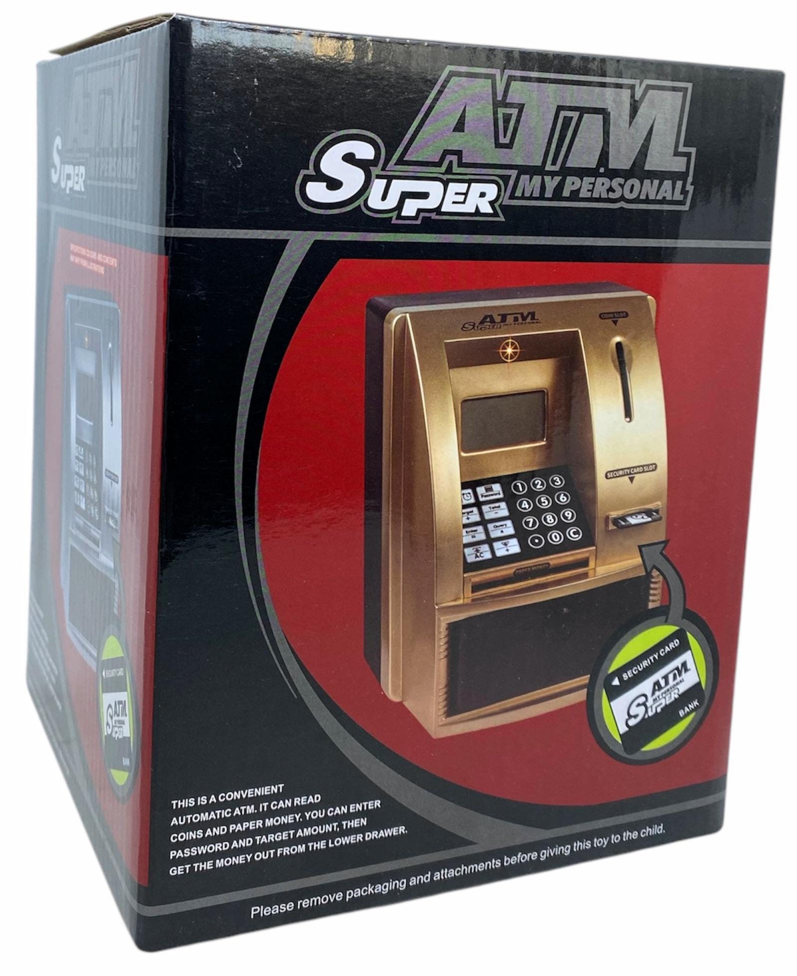 Копилка электронная Банкомат АТМ со звуковыми эффектами и кодовым замком (23389886) - фото 5 Копилка электронная Банкомат АТМ со звуковыми эффектами и кодовым замком (23389886) - фото 5
