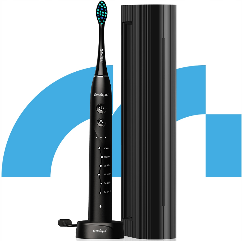 Зубна щітка ультразвукова Maltec Toothie X1 Black - фото 4 Зубна щітка ультразвукова Maltec Toothie X1 Black - фото 4