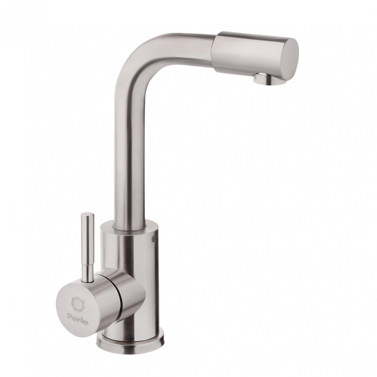 Смеситель для умывальника Perla OCELI нержавеющая сталь (PSS4033) Смеситель для умывальника Perla OCELI нержавеющая сталь (PSS4033)