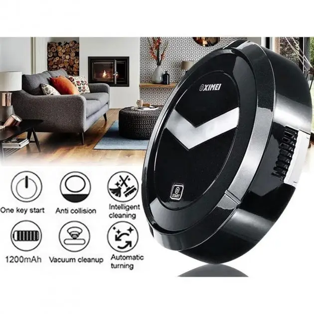 Робот пилосос Ximei Smart Robot розумний на акумуляторі - фото 3 Робот пилосос Ximei Smart Robot розумний на акумуляторі - фото 3