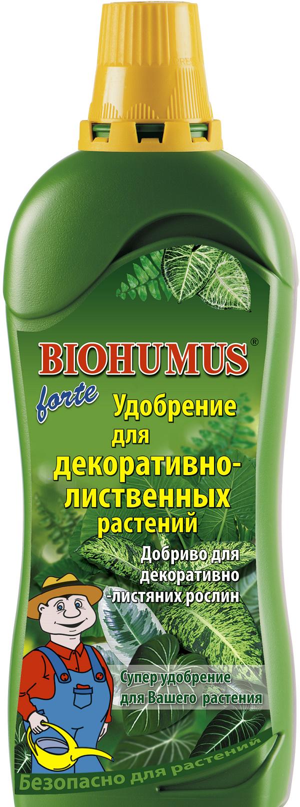 Удобрение комплексное минеральное для зеленых растений Agrecol Biohumus NPK 07.02.05 30054 350 мл