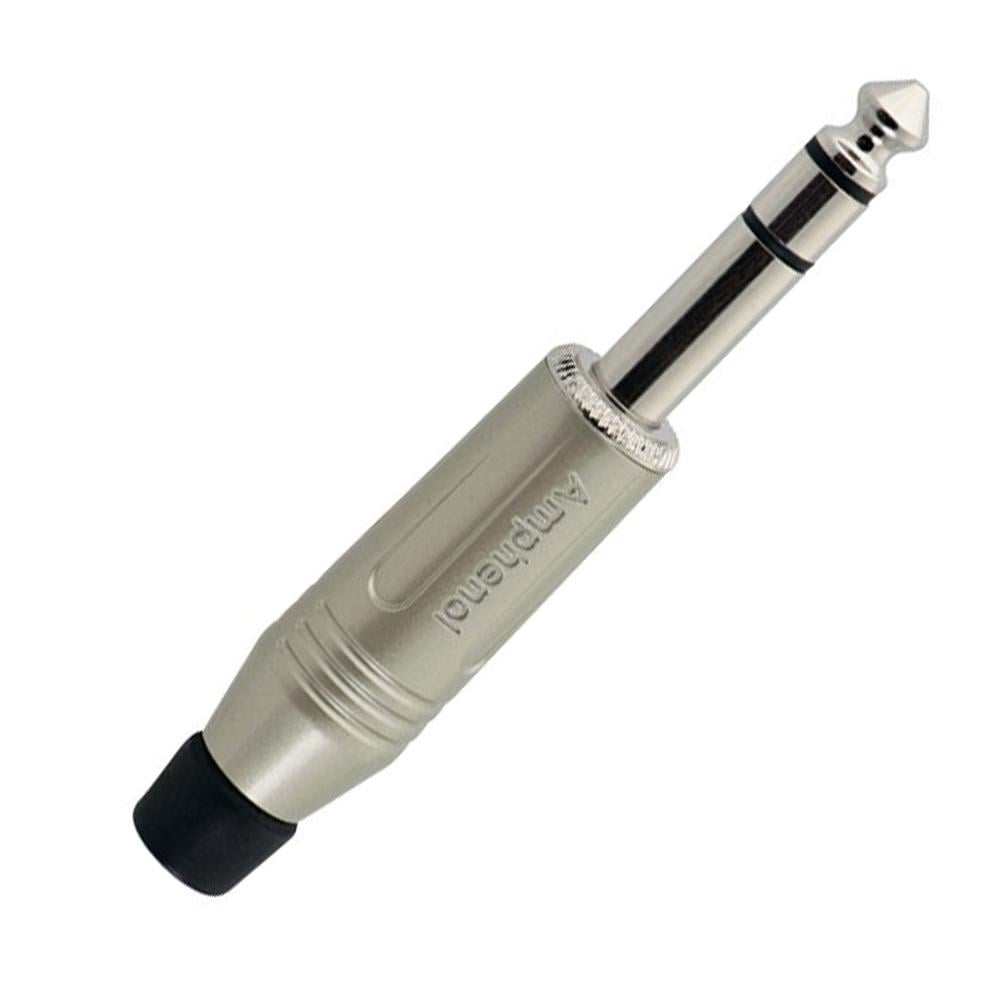 Стерео штекер Amphenol ACPS-GN Jack Phono М-серия никель 6,3 мм (9177937)