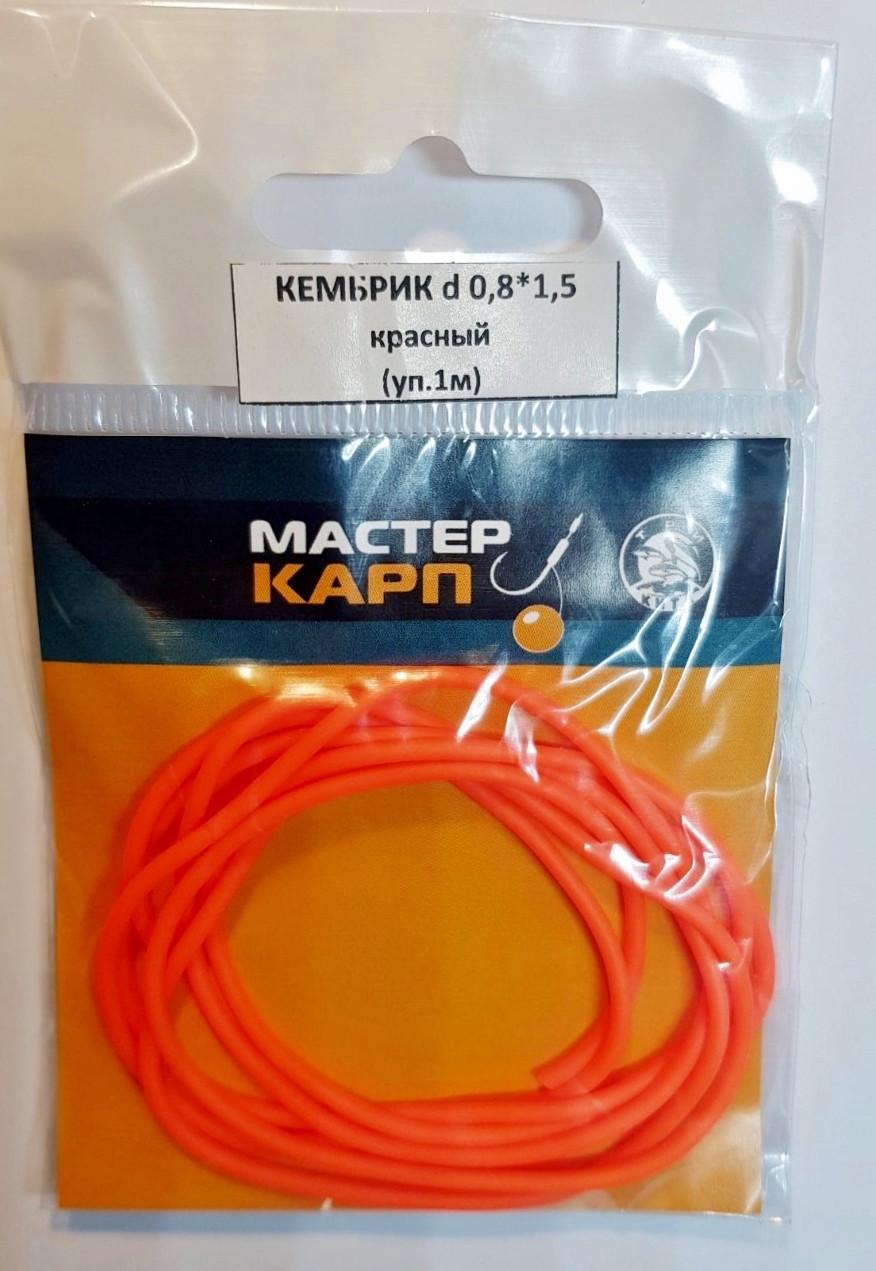 Кембрик для рыбалки d 0,8х1,5 мм 1 м Красный флуоресцентный (1795721611) - фото 2