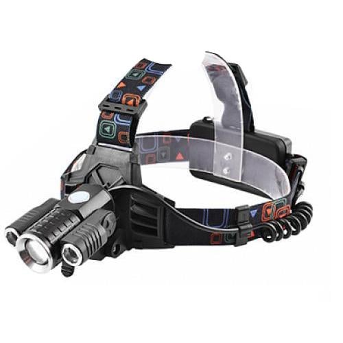 Фонарь налобный W602-T6 + 2XPE Bike ЗУ 220 V 12 V 2x18650 zoom (386199)