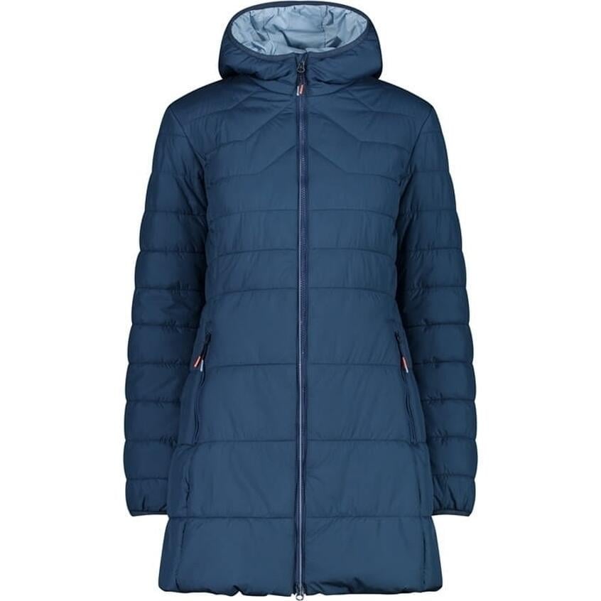 Куртка женская CMP JACKET LONG FIX HOOD INSULATED 2XS Темно-синий (32K1556-M928)