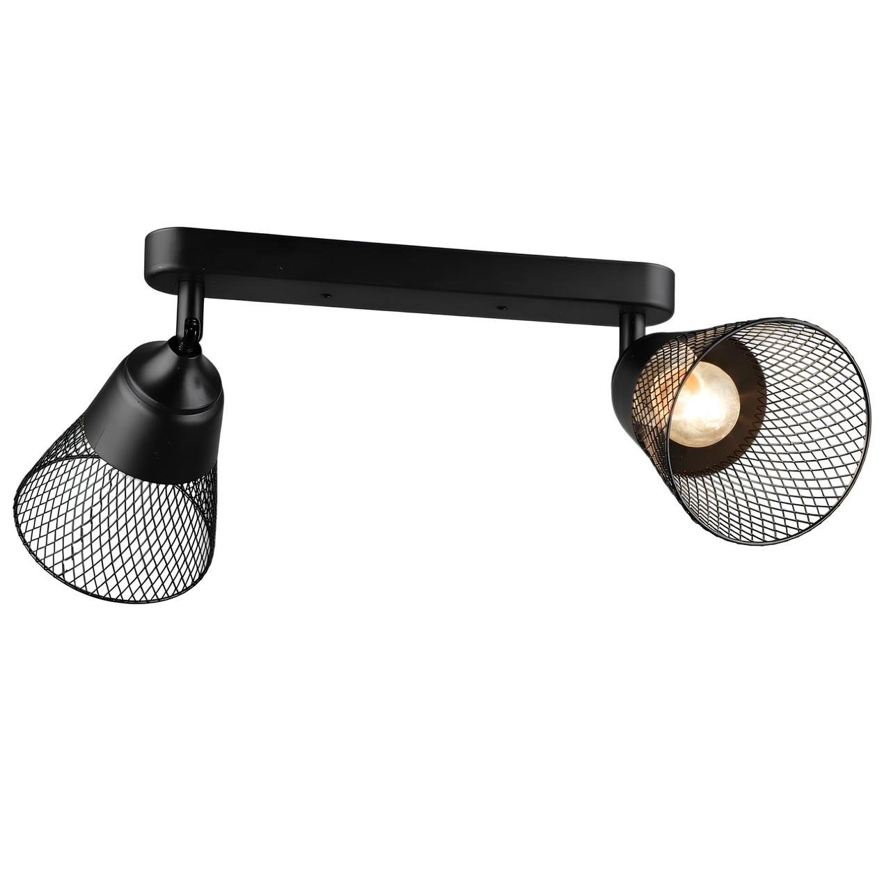 Люстра Sirius В K2290/2 BK на 2 лампи Чорний (27854460)