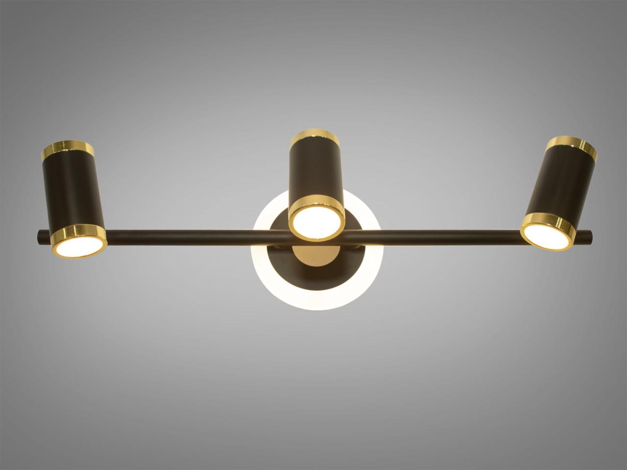 Подсветка для зеркал и картин 5880-3-LS 15W Черный (2039800564)