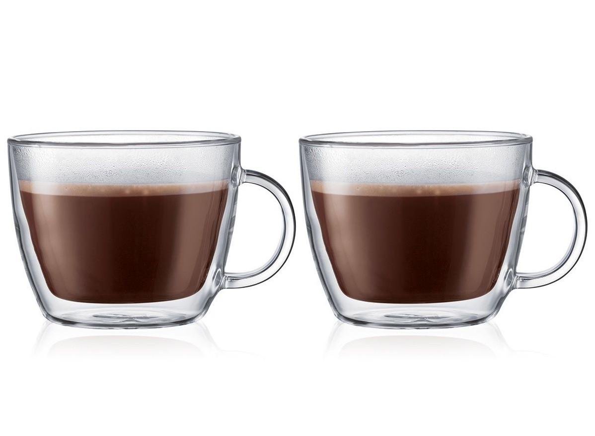 Чашки для латте Bodum Café 2 шт. з подвійними стінками 450 мл (10608-10)