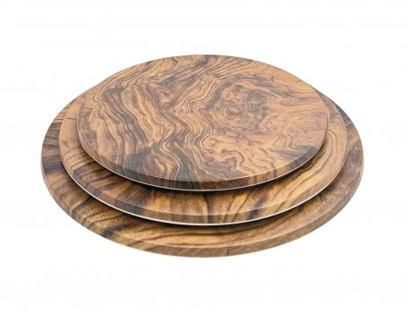 Піднос із меламіну круглий 33 см термостійкість -20...+70°С Дерево (53082) - фото 2 Піднос із меламіну круглий 33 см термостійкість -20...+70°С Дерево (53082) - фото 2