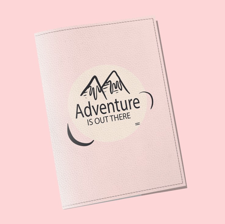 Обложка на паспорт Wall-style The cover Adventure is out there 9,6x13,3 см (913088)