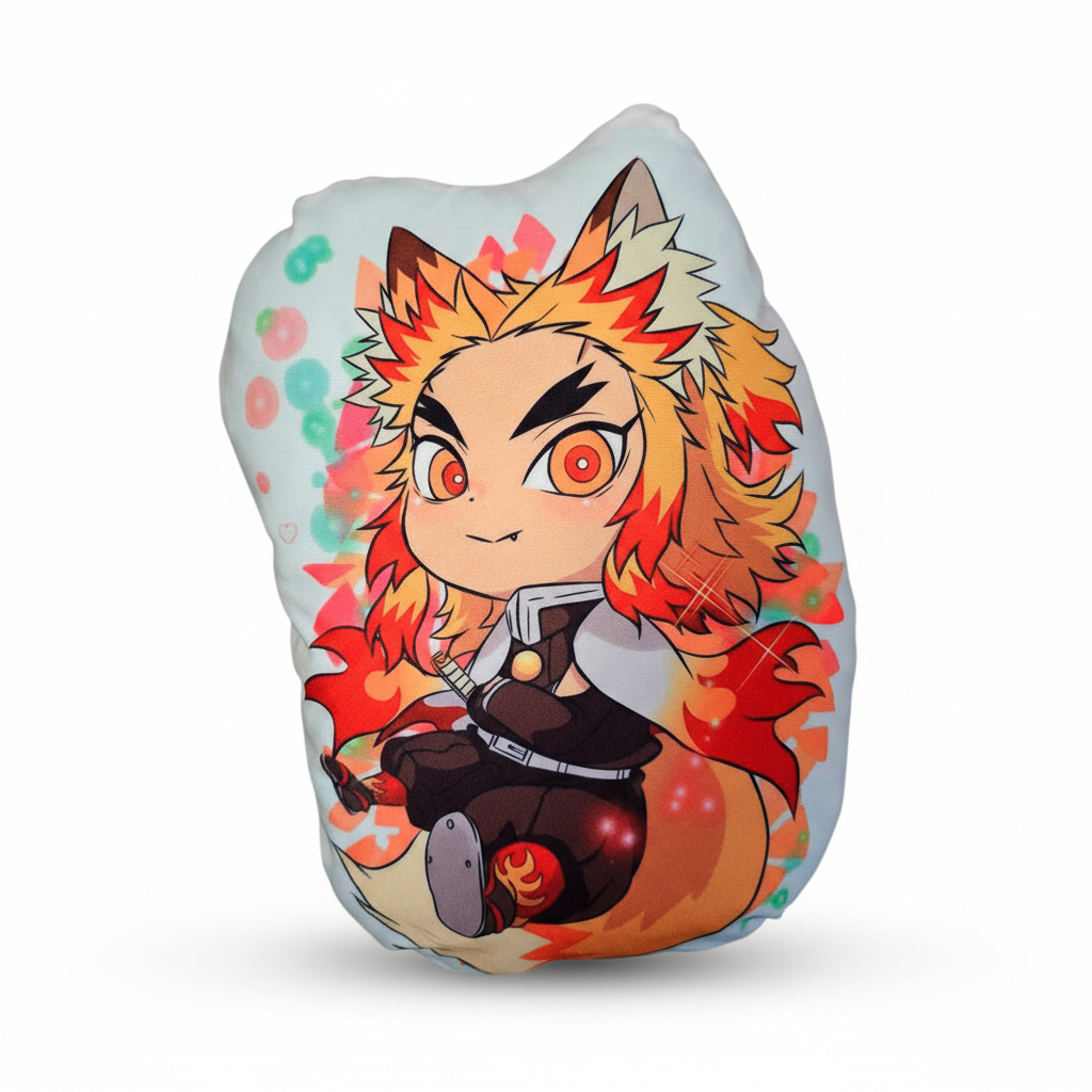 Декоративна подушка Kyojuro Rengoku Demon Slayer 30x40 см Різнокольоровий (97735)