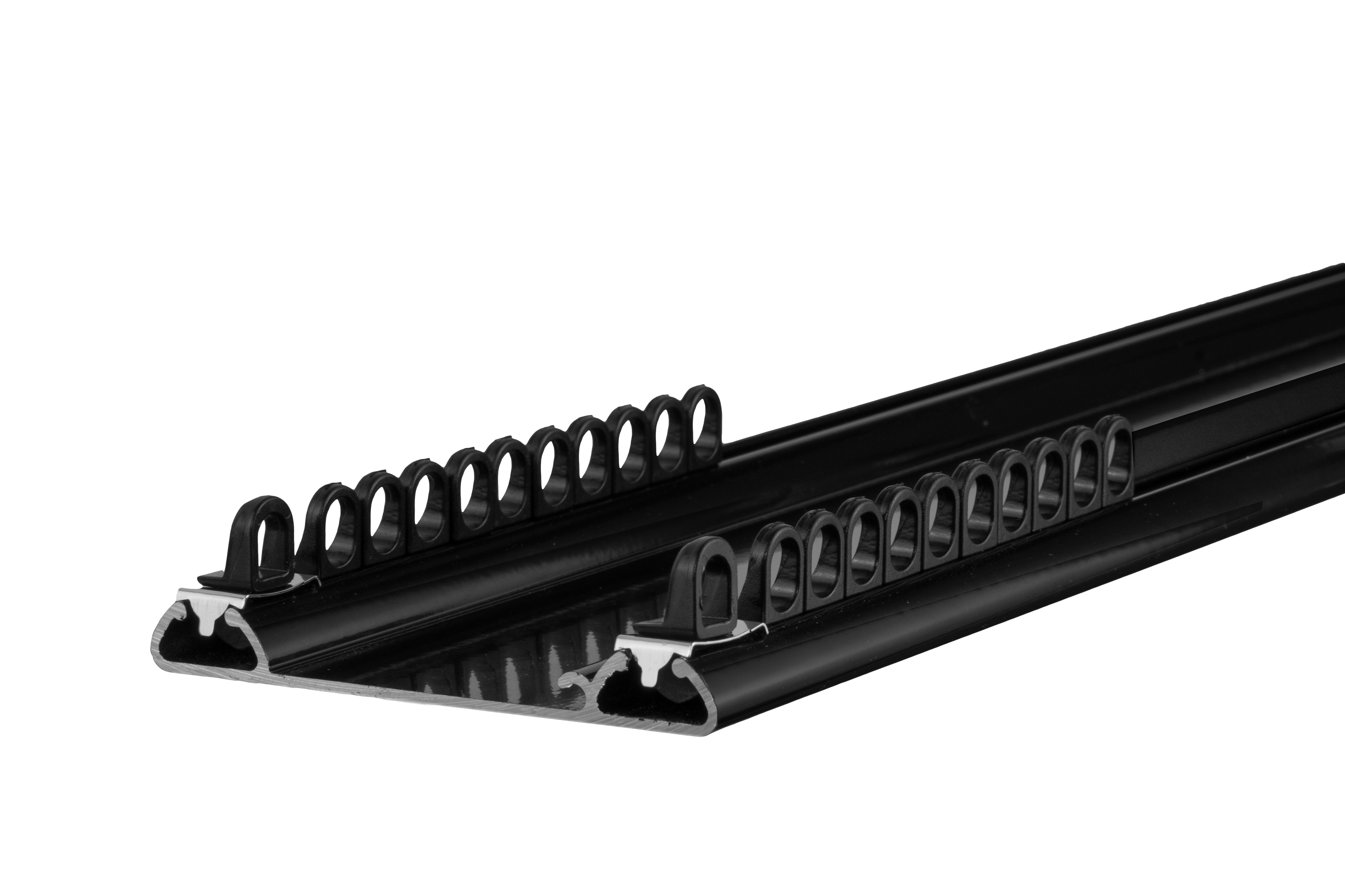 Карниз подвійний Techno-15.2 350 см стопор мет-4 біг Ks 70 Чорний - фото 2 Карниз подвійний Techno-15.2 350 см стопор мет-4 біг Ks 70 Чорний - фото 2