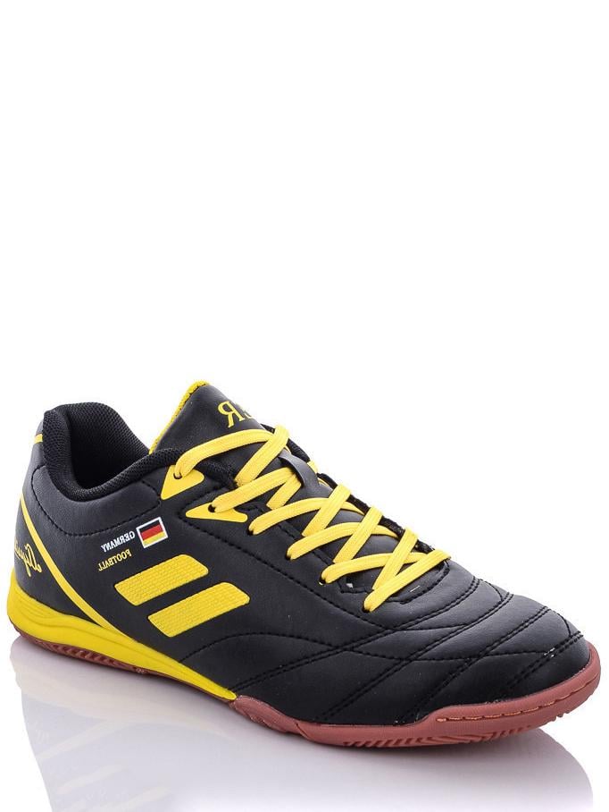 Футзалки на резиновой подошве Demax BN1924-21Z р. 38 Черно-желтый