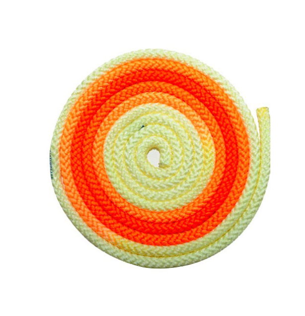 Скакалка Pastorelli Patrasso Multicolor FIG 02090 U.V.A 3 м Помаранчовий/Жовтий (02090)