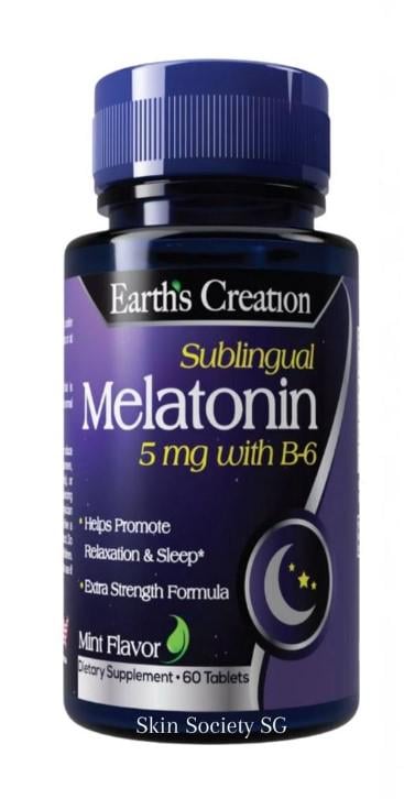 Мелатонін Melatonin 3 mg with B-6 60 tabl