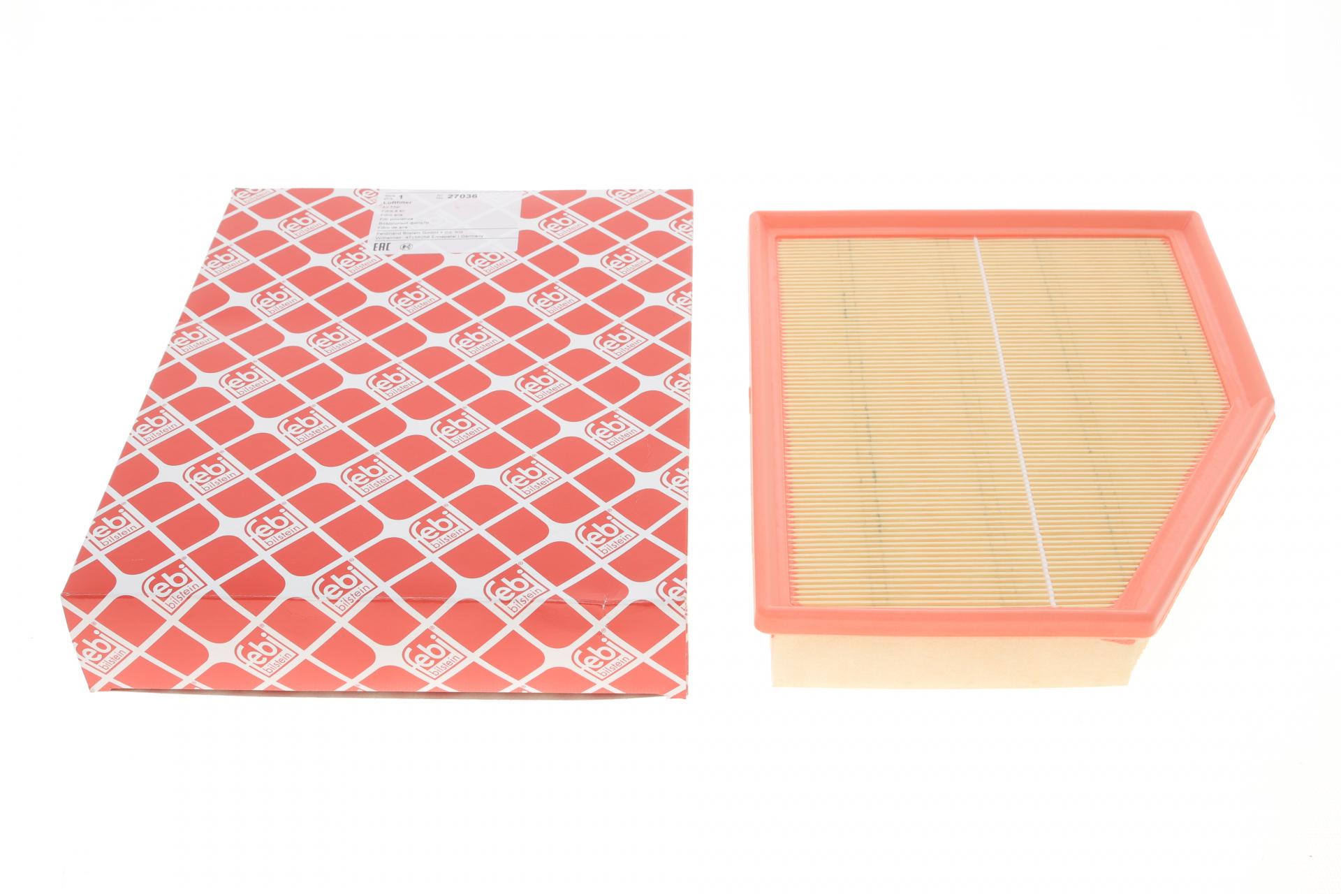 Фильтр воздушный FEBI BILSTEIN для BMW 5 E60/E61/6 E63/E64 2,0-3,0i 03-10 N52/N53/M54- (27036)