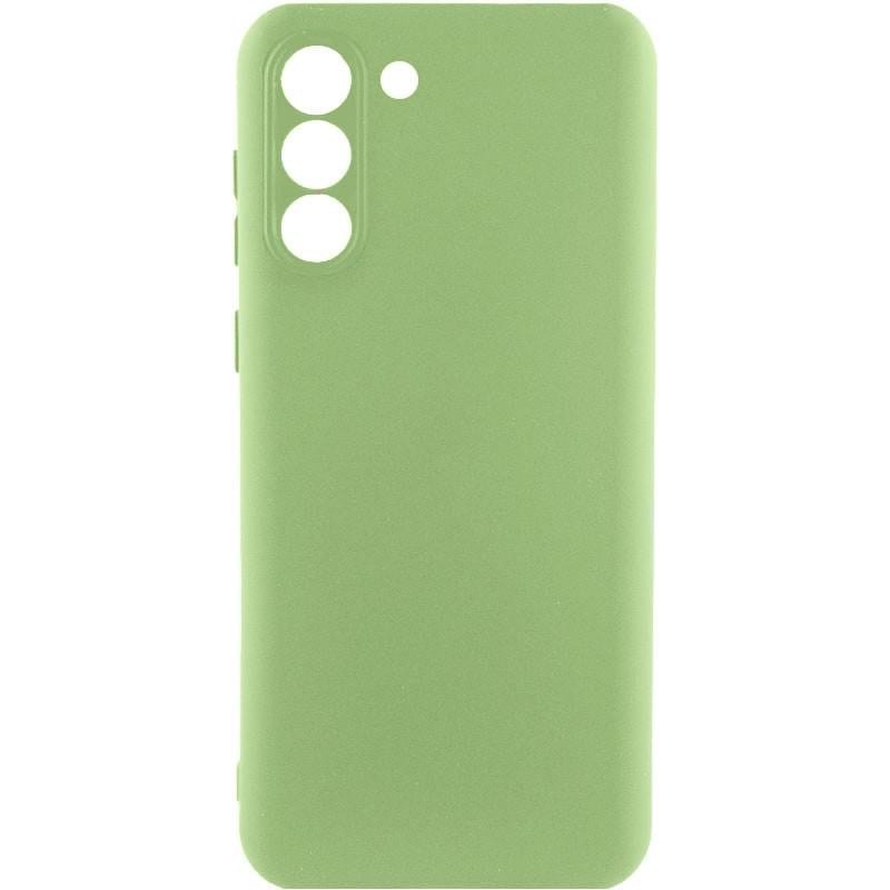 Противоударный чехол Silicone Cover Lakshmi Full Camera (A) для Samsung Galaxy S24 Зеленый / Pistachio
