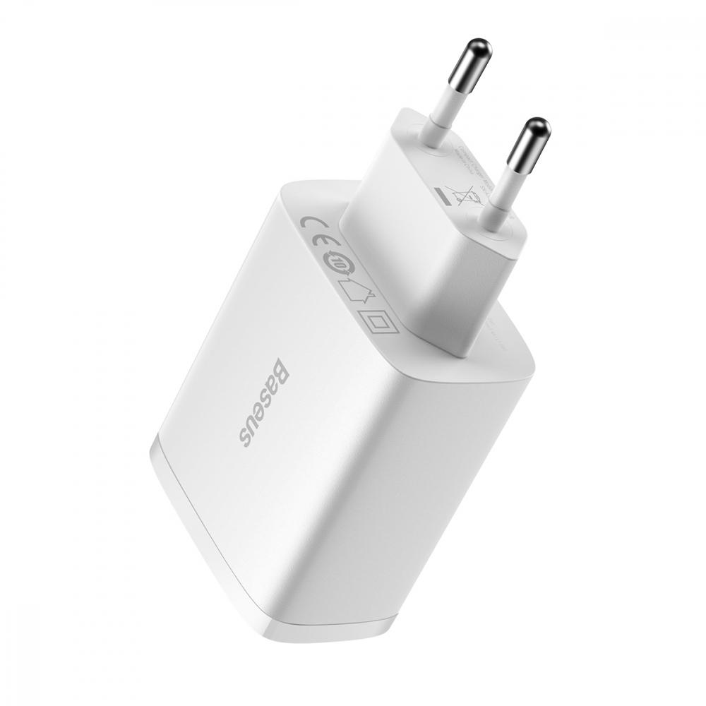 Зарядний пристрій мережевий Baseus Compact Charger 3U 17 W 3USB White (CCXJ020102) - фото 5 Зарядний пристрій мережевий Baseus Compact Charger 3U 17 W 3USB White (CCXJ020102) - фото 5