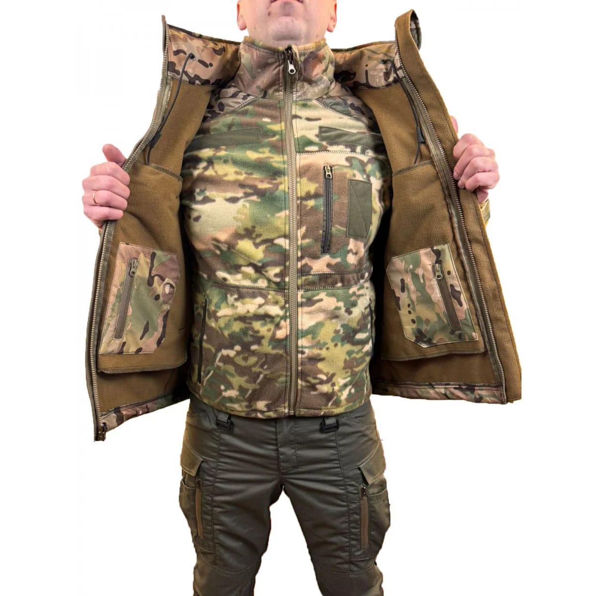 Куртка Pancer Soft Shell із фліс кофтою р. 44 Мультикам (357581244) - фото 11 Куртка Pancer Soft Shell із фліс кофтою р. 44 Мультикам (357581244) - фото 11