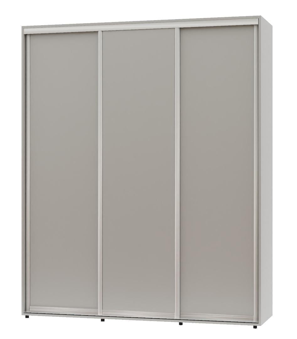 Шкаф-купе трехдверный Алекса ШК-05 ДСП 230x55x250 см Серый