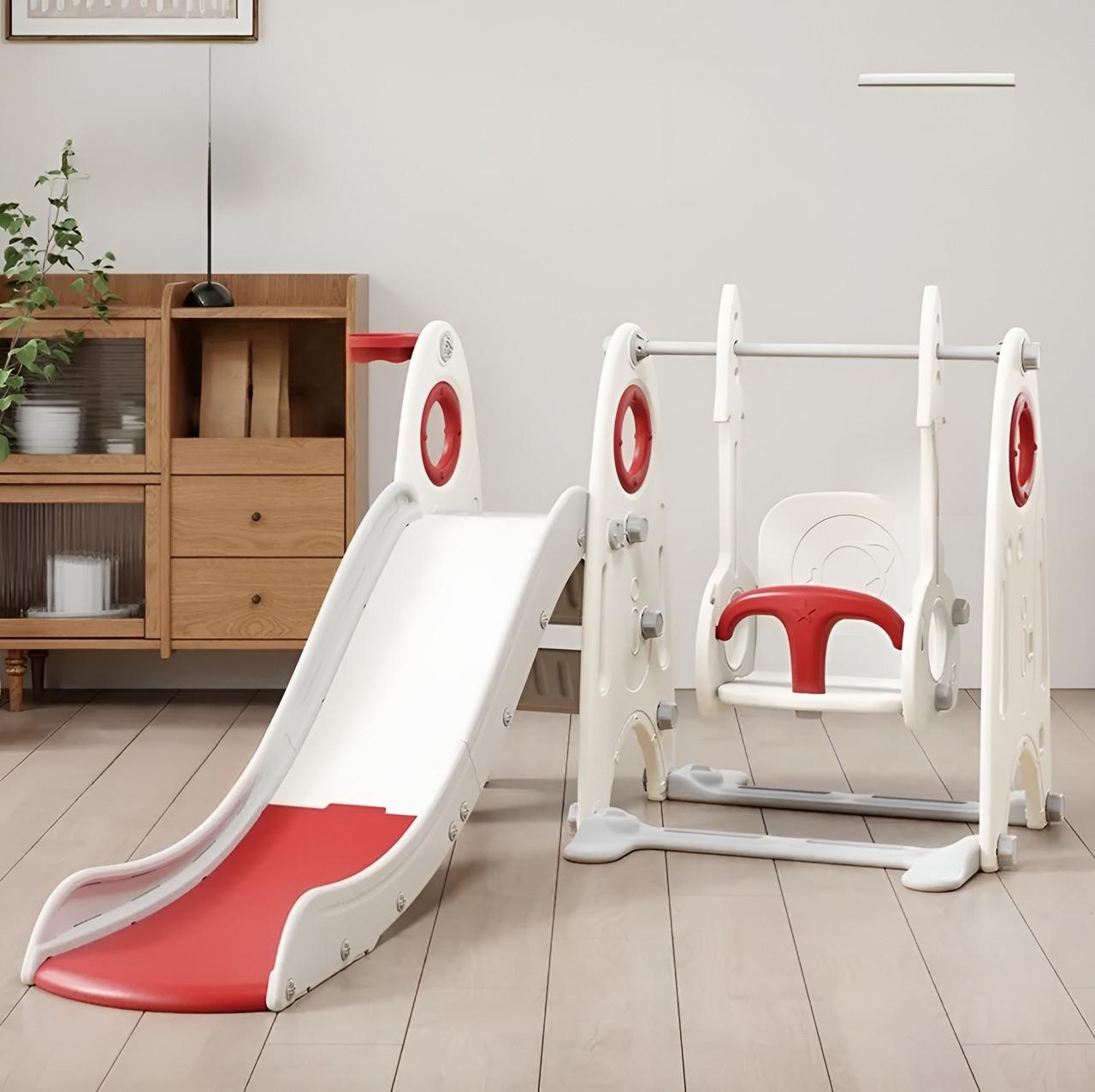 Дитячий ігровий комплекс Terrio Rocky 3в1 Червоно-білий (TI-339R)
