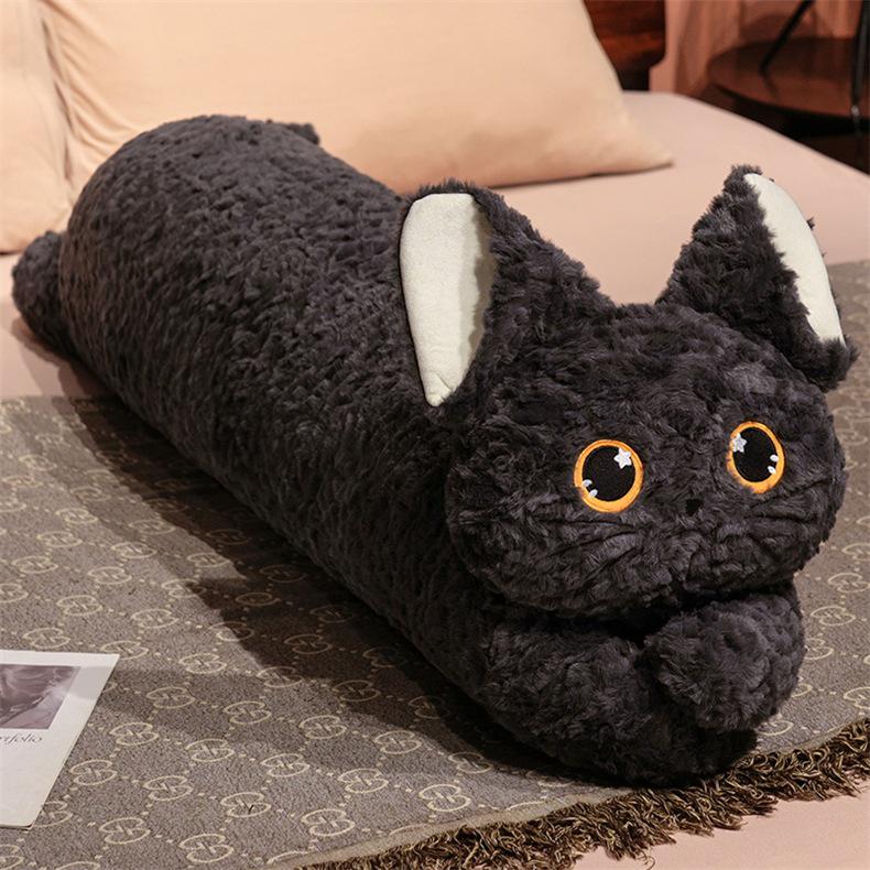 Подушка длинная Cutie Cat 125 см Black (d5c3bc1c)