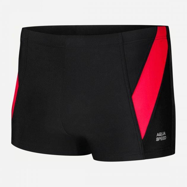 Плавки-шорты для мужчин Aqua Speed LOGAN 8034 XXXL Черный/Красный (226-16 3XL)