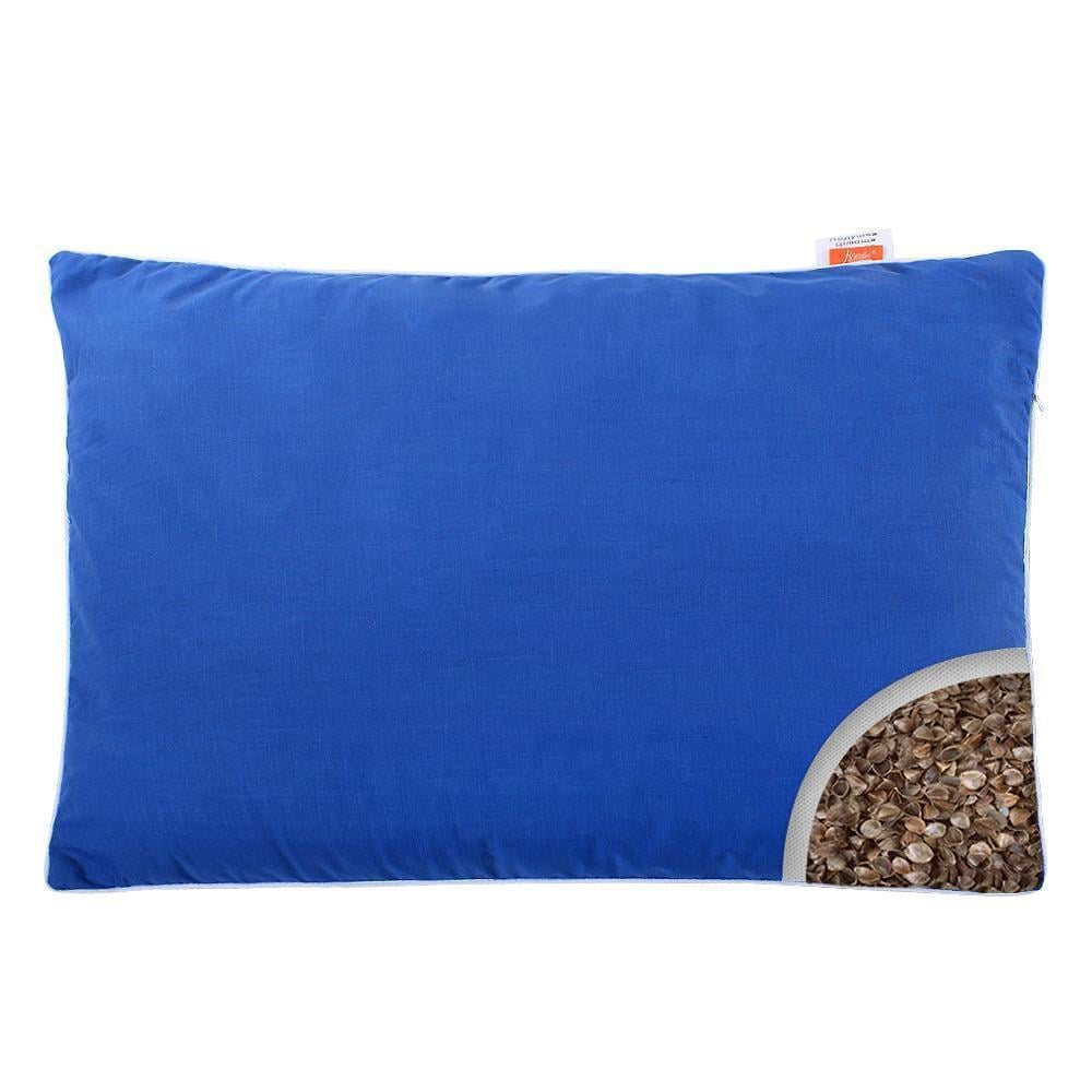 Подушка Homefort с гречневой шелухой Целебная 50х70 см Синий (201001711)