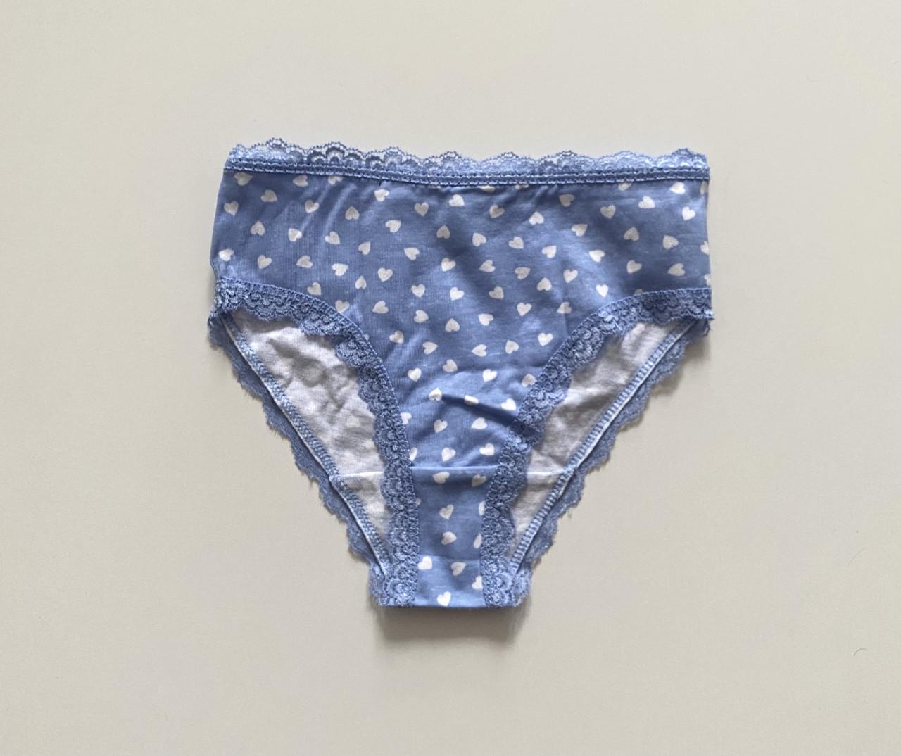 Труси-плавки на дівчинку в сердечко Primark 110 см на 4-5 років Блакитний (2619590351)