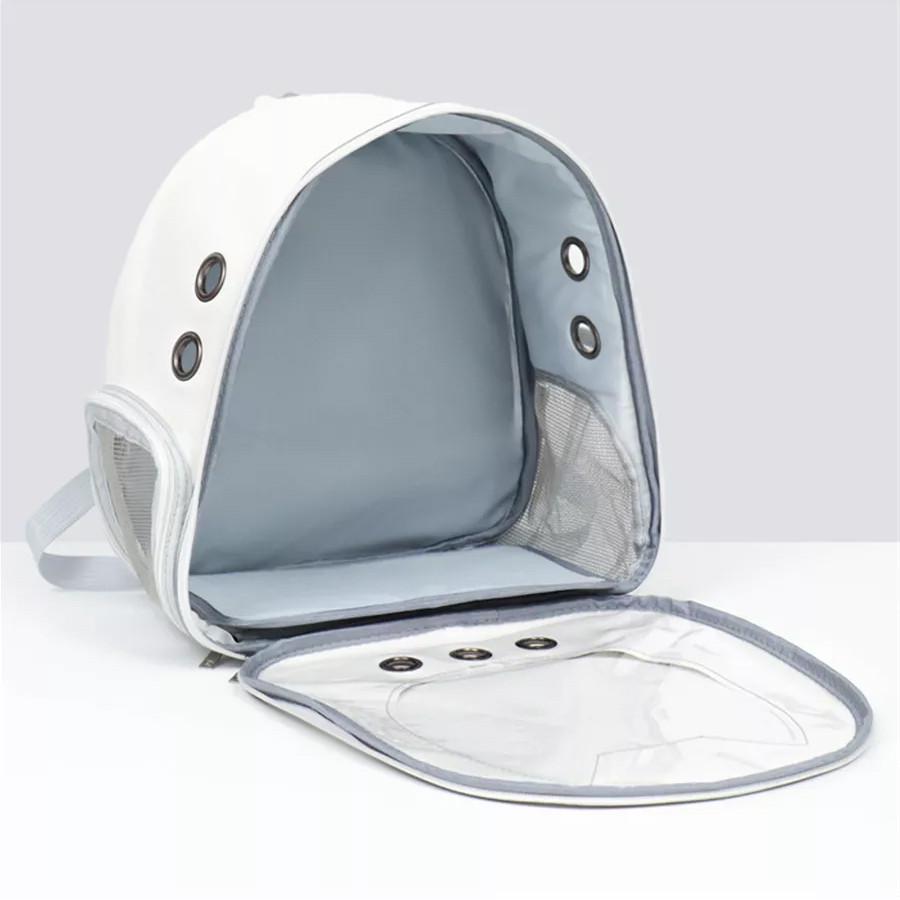 Рюкзак для перенесення домашніх тварин CosmoPet CP-35 з ілюмінатором 32х21х35 см Grey (3_04848) - фото 3