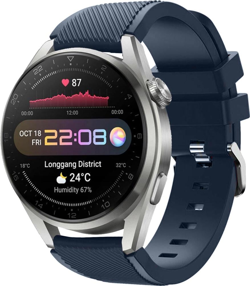 Ремешок Cross для Huawei Watch 3 Pro 22 мм Dark Blue (22530-5D) Ремешок Cross для Huawei Watch 3 Pro 22 мм Dark Blue (22530-5D)