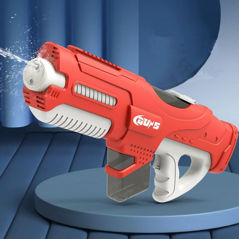 Пистолет водяной Water Blaster на аккумуляторе Красный - фото 4