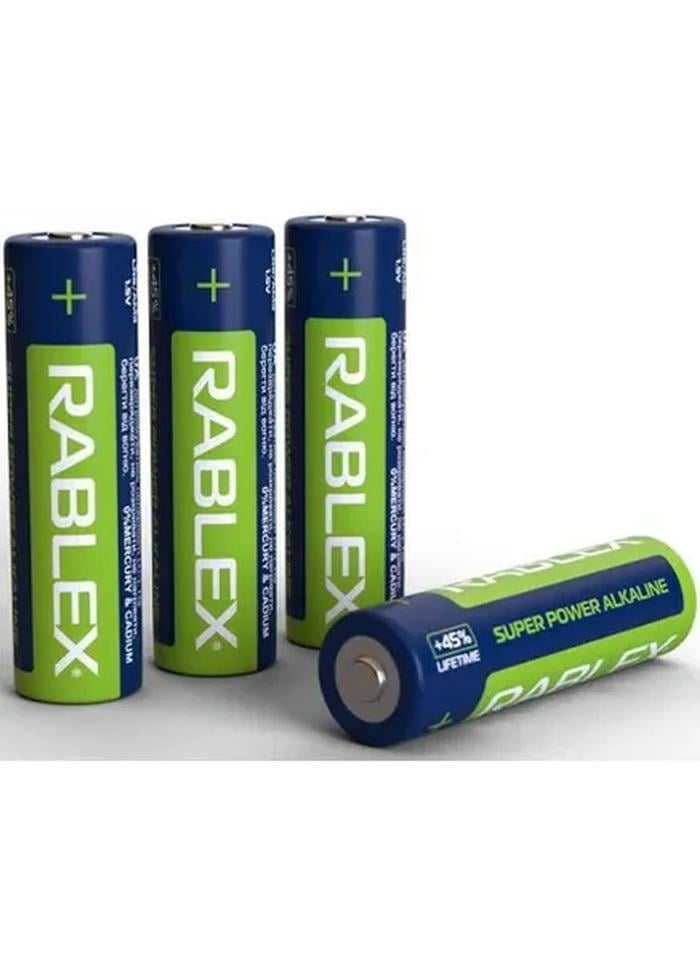 Батарейки Rablex LR6/AA алкалінові запайка 4 шт. (4819840000769)