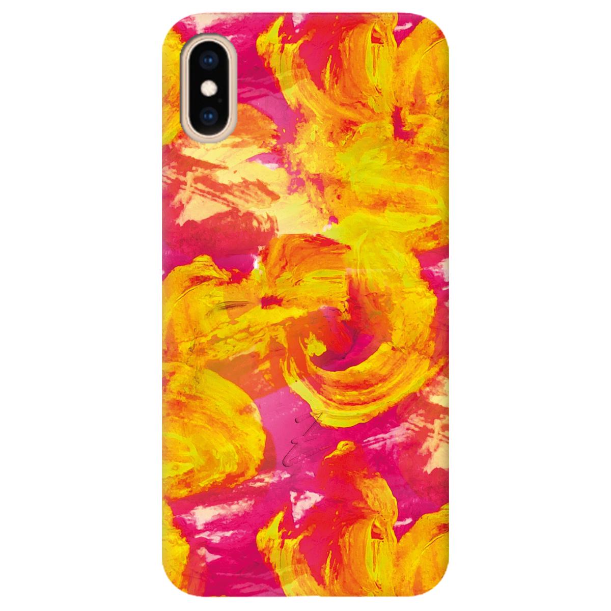 Силиконовый чехол Zorrov для Apple iPhone XS - Ponche de frutas (11170040086051950)