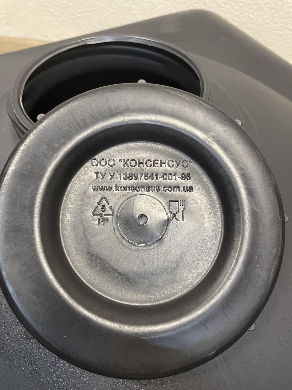 Бак для душа с воронкой для питьевой воды 75 л 26х69х69 см Черный (1619654155) - фото 2