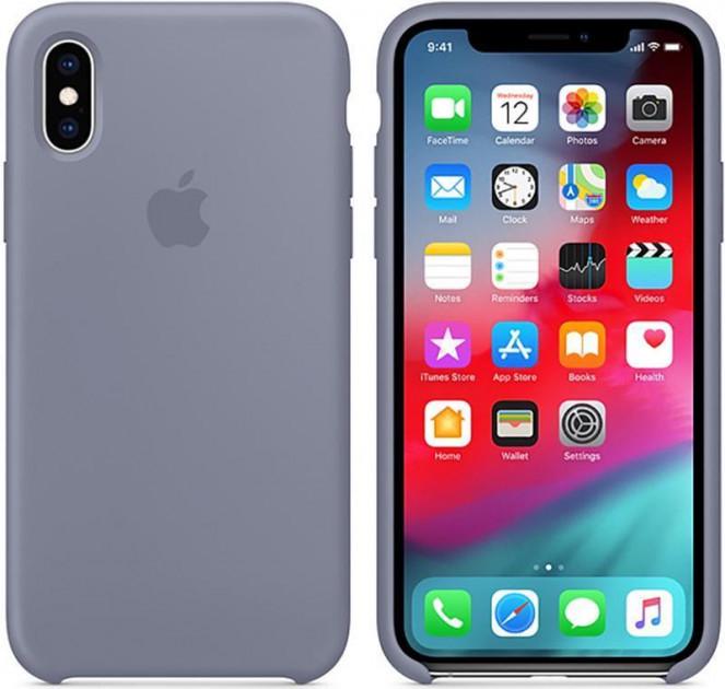Чехол-накладка Apple Silicone Case for iPhone X/Xs, Lilac (HC) (A)